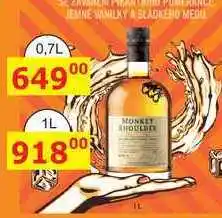 BENE Nápoje Monkey shoulder, 1 l nabídka