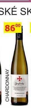 BENE Nápoje Templářské sklepy chardonnay, 0,75 l nabídka