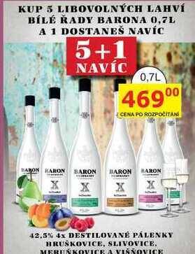 BENE Nápoje Baron hildprandt slivovice, 0,7 l nabídka