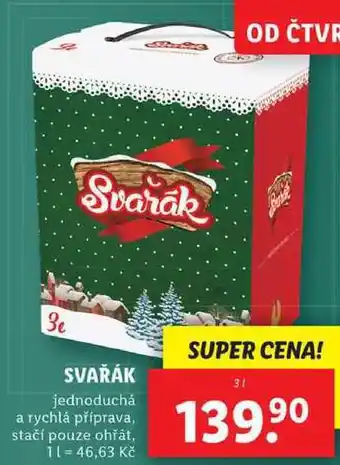 Lidl Svařák, 3 l nabídka