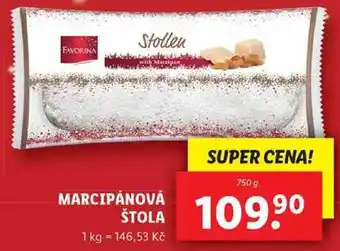 Lidl Marcipánová štola, 750 g nabídka
