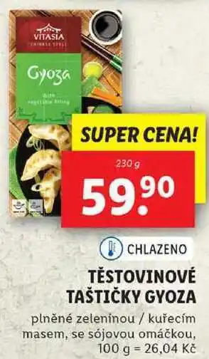 Lidl Těstovinové taštičky gyoza, 230 g nabídka