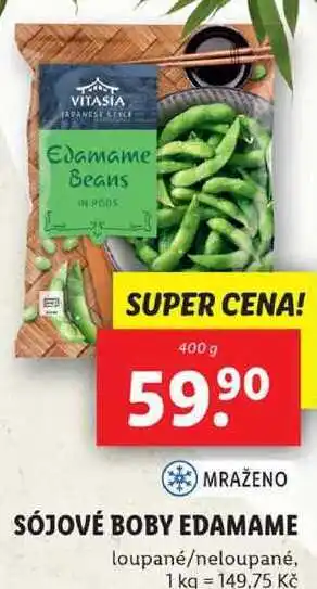 Lidl Sójové boby edamame, 400 g nabídka