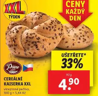 Lidl Cereální kaiserka xxl, 90 g nabídka