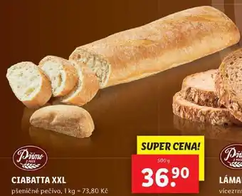 Lidl Ciabatta xxl, 500 g nabídka