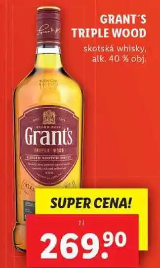 Lidl Grant's triple wood, 1 l nabídka