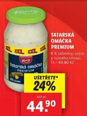 Lidl Tatarská omáčka premium, 500 ml nabídka