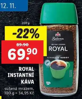 Lidl Royal instantní káva, 200 g nabídka