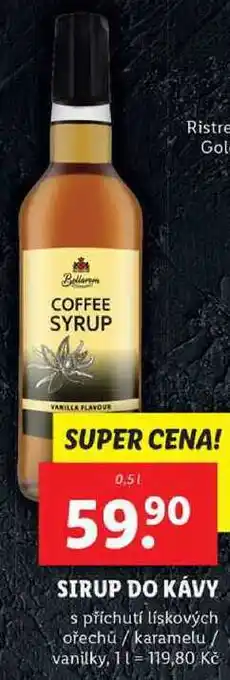 Lidl Sirup do kávy, 0,5 l nabídka