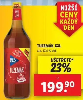 Lidl Tuzemák xxl, 1 l nabídka