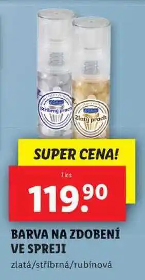 Lidl Barva na zdobení ve spreji, 1 ks nabídka