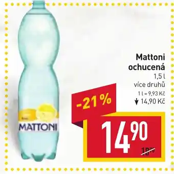 Billa Mattoni ochucená nabídka