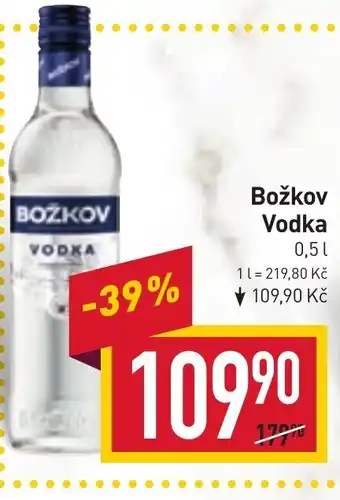 Billa Božkov Vodka nabídka
