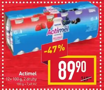 Billa Actimel nabídka