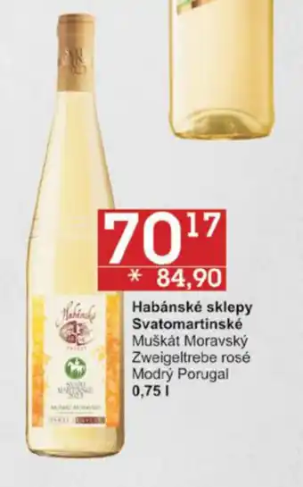 Jip Habánské sklepy Svatomartinské nabídka