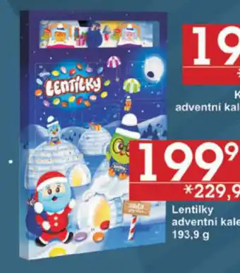 Jip Lentilky adventní kalendář nabídka