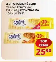 Flop Sedita rodinné club máslové, karamelové 134-140 g nabídka