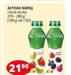 Flop Activia nápoj různé druhy 270-280 g nabídka
