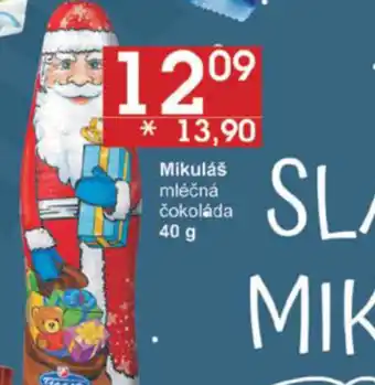 Jip Mikuláš mléčná čokoláda 40 g nabídka