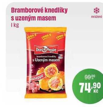 BonVeno Don peppe bramborové knedlíky s uzeným masem, 1 kg nabídka