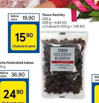 Tesco Tesco rozinky 200 g nabídka