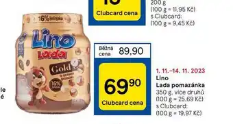 Tesco Lino lada pomazánka 350 g nabídka