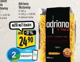 Jip Adriana těstoviny nabídka