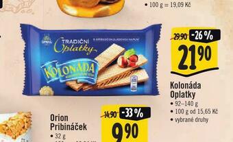 Jip Kolonáda oplatky nabídka