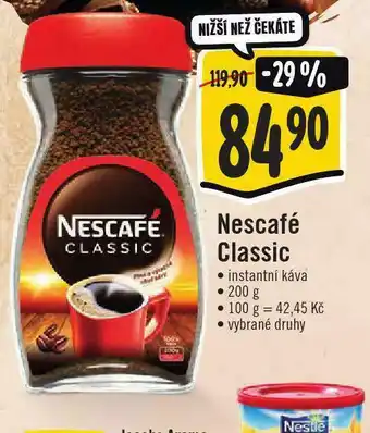 Jip Nescafé instantní káva classic nabídka
