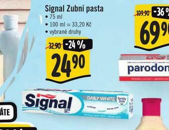 Jip Signal zubní pasta nabídka
