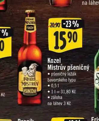 Jip Pivo kozel mistrův pšeničný nabídka