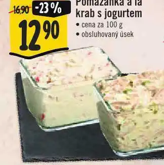 Jip Poamánka á la krab s jogurtem nabídka