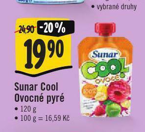 Jip Sunar cool ovocné pyré nabídka
