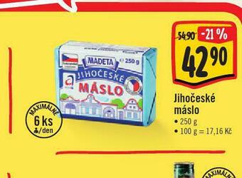 Jip Jihočeské máslo 250 g nabídka