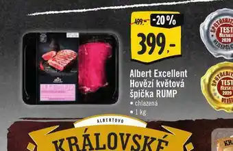 Jip Albert excellent hovězí květová špička rump nabídka