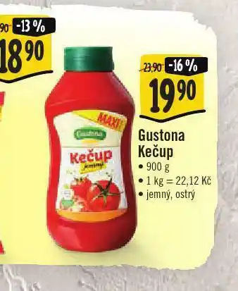 Jip Gustona kečup nabídka