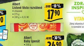 Jip Albert listové těsto rozválené nabídka