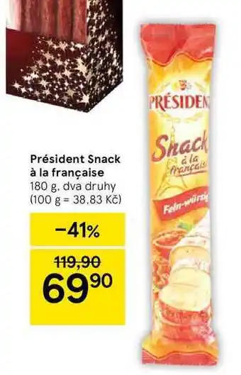 Tesco Président snack à la française 180 g nabídka