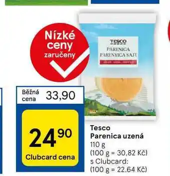 Tesco Tesco parenica uzená 110 g nabídka