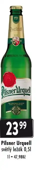 Qanto Pilsner Urquell nabídka