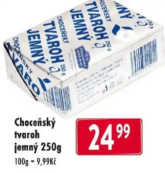 Qanto Choceňský tvaroh jemný 250g nabídka