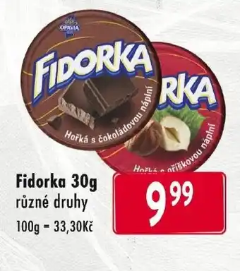 Qanto Fidorka 30g nabídka