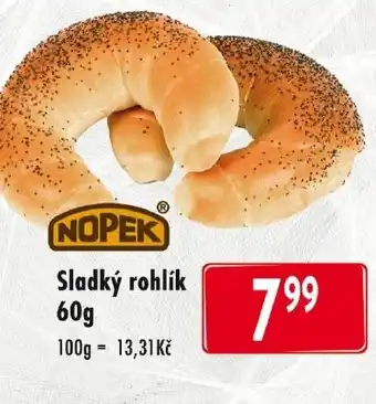 Qanto Sladký rohlík 60g nabídka