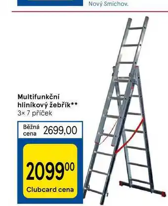 Tesco Multifunkční hliníkový žebřík nabídka