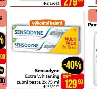 Teta Sensodyne extra whitening zubní pasta nabídka
