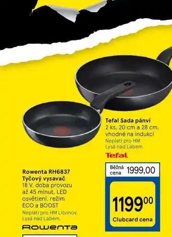 Tesco Tefal sada pánví 2 ks nabídka