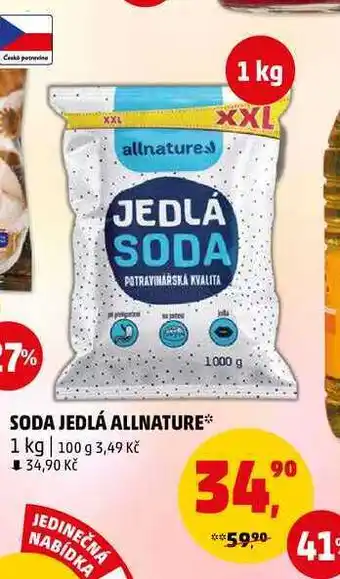 Penny Market Soda jedlá allnature, 1 kg nabídka