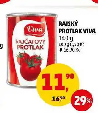 Penny Market Rajský protlak viva, 140 g nabídka