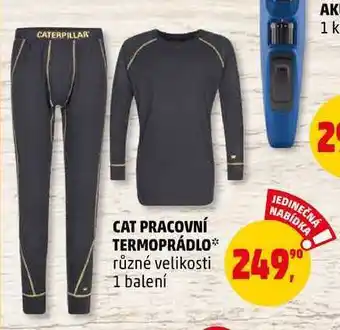 Penny Market Cat pracovní termoprádlo různé velikosti, 1 ks nabídka