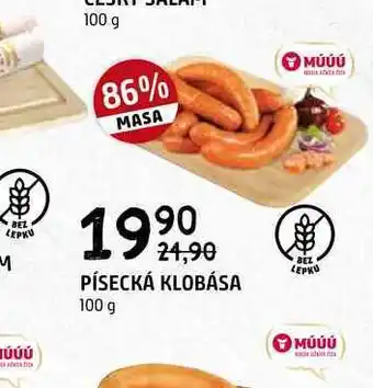 Terno Písecká klobása 100 g nabídka